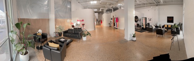 Studio floor from the entrance