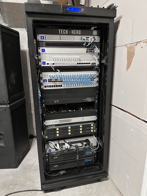 Home network rack