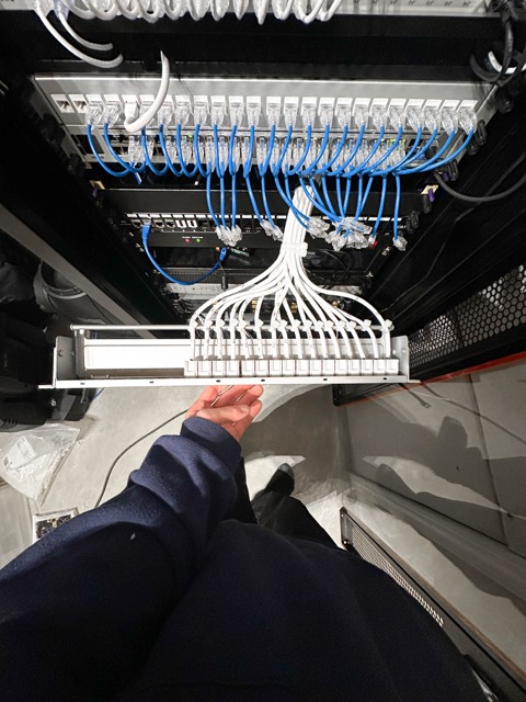 Terminating a patch panel