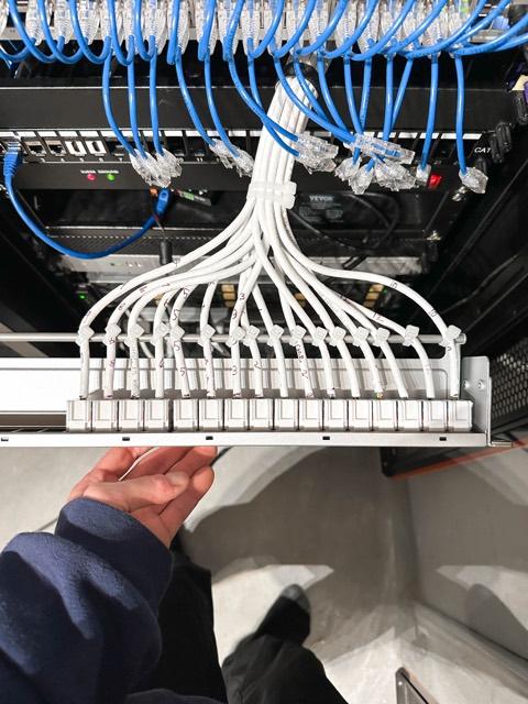 Patch panel terminations