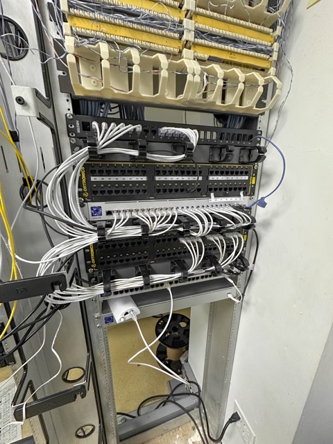 Rack rebuild in progress