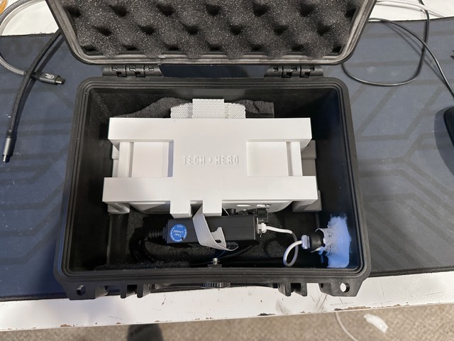 WiFi case with access point in foam