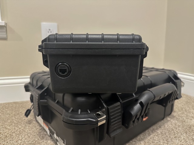 Portable kits stacked